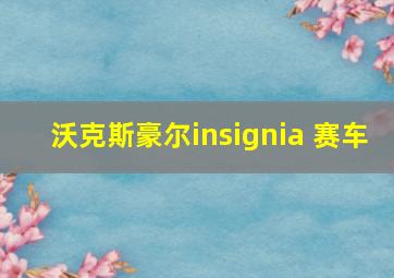 沃克斯豪尔insignia 赛车